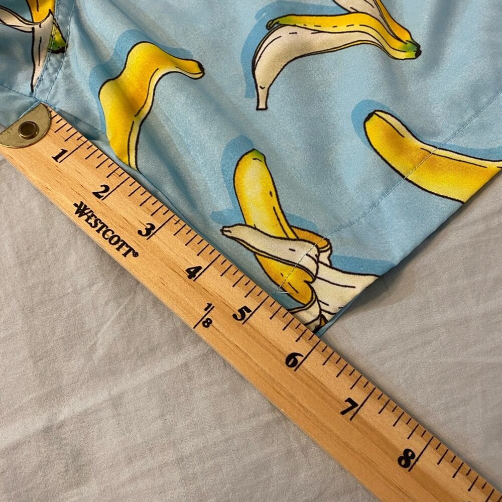 Brooklyn Cloth Men’s Surf Ave Swim Trunks Blue Banana Medium - Picture 5 of 7